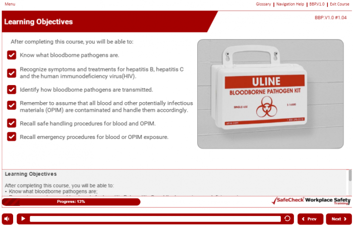 SafeCheck Bloodborne Pathogens Certification - Image 2
