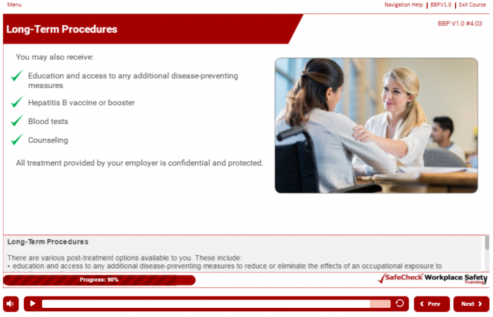 SafeCheck Bloodborne Pathogens Certification - Image 6