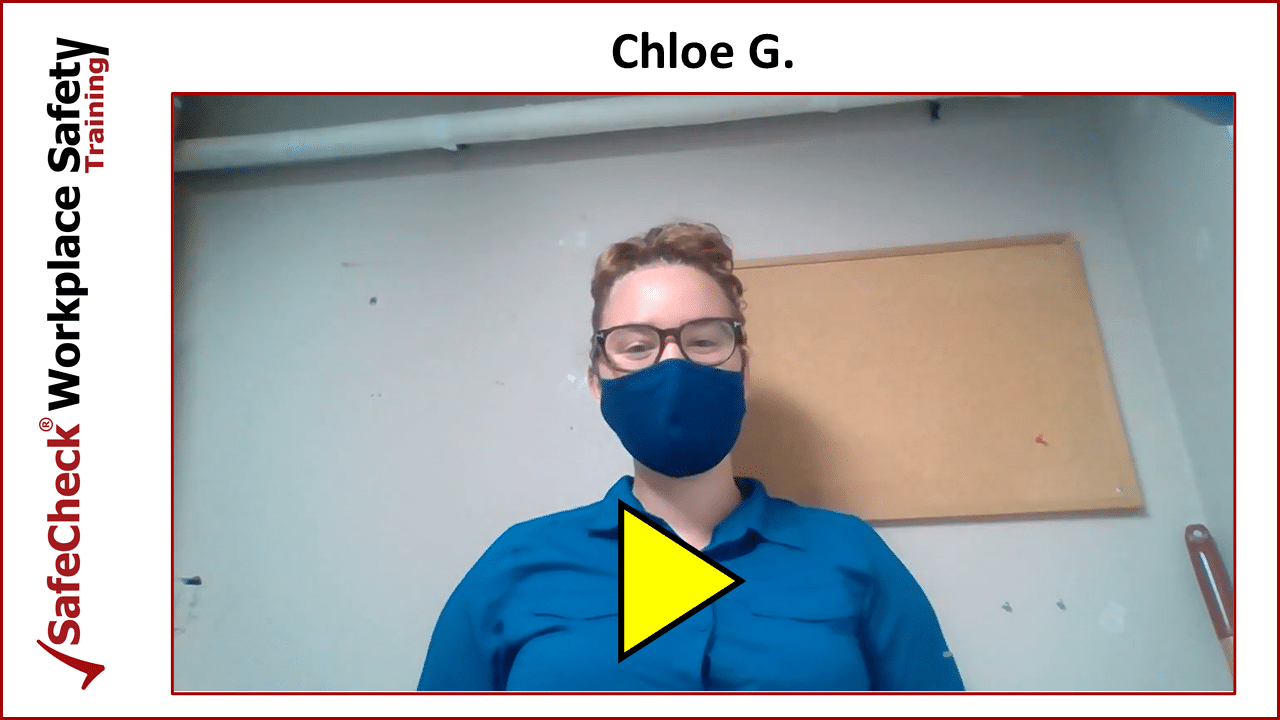 Happy SafeCheck Client - Chloe
