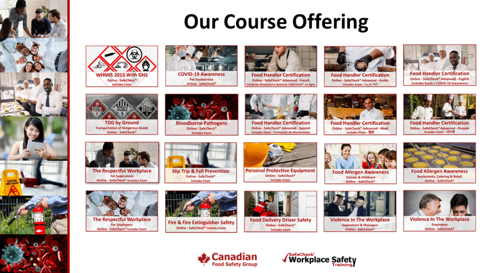 2020 course offering SafeCheck Online Learning