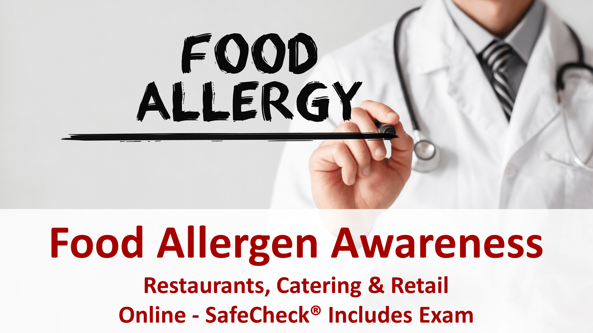 SafeCheck Food Allergen Awareness - Restaurants, Catering & Retail