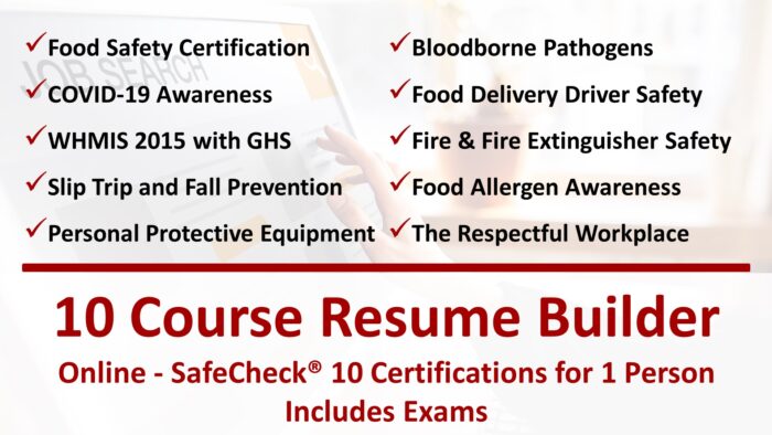 SafeCheck 10 Course Training Bundle for 1 Person