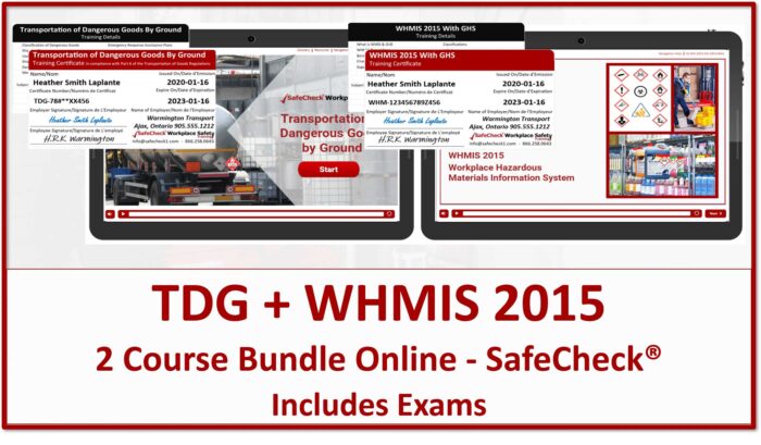 Tdg and WHMIS course bundle