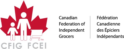 Canadian Federation of Independent Grocers logo.