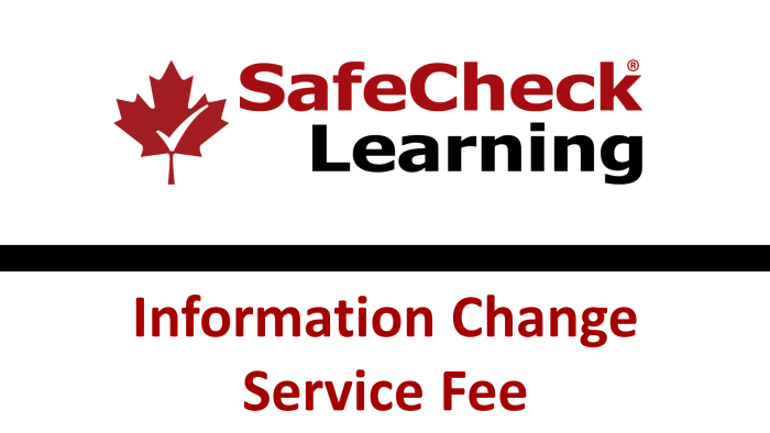 registration Change Fee