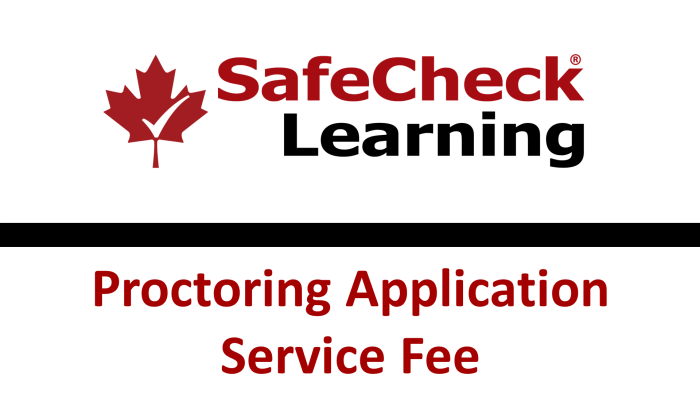 Proctoring Application Fee