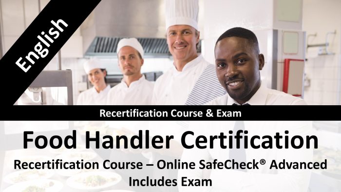 Advanced Food Safety Recertification Course