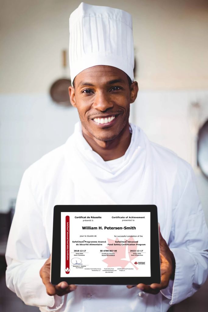 SafeCheck Advanced Canadian Food Handler Certificate